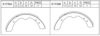 NISSA D1060B3000 Brake Shoe Set